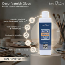 Load image into Gallery viewer, Decor Varnish Gloss 250ml Bottle